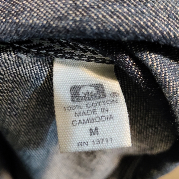 Marsh Landing Women's Jean Jacket Medium Oversized - Picture 6 of 7